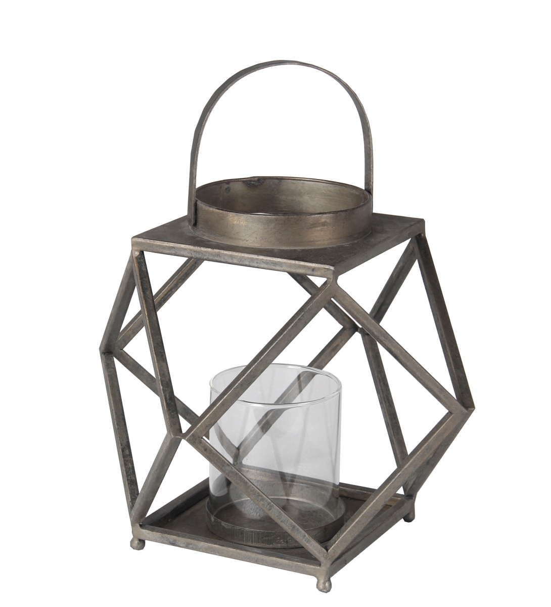 UPC 805572888786 product image for Privilege 88878 11 x 11 x 9.5 in. Iron Candle Lantern Small | upcitemdb.com