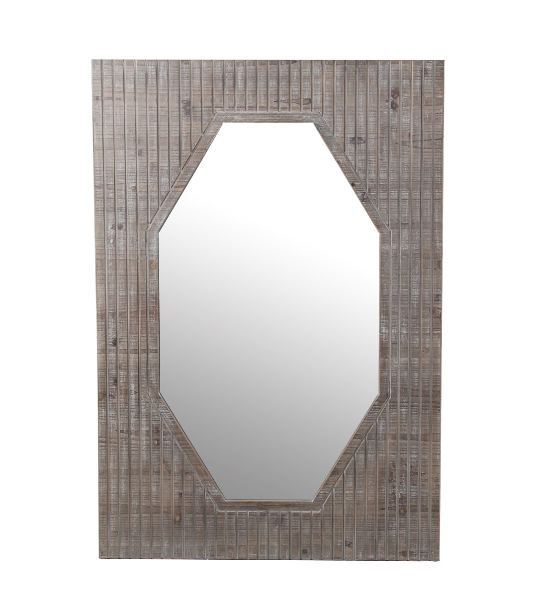 31.5 X 2.5 X 47.5 In. Wooden Mirror