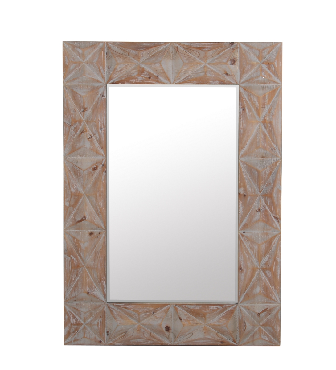 UPC 805572000324 product image for 006-00001 30 x 2 x 43 in. Transitional Wood Wall Mirror, Brown | upcitemdb.com