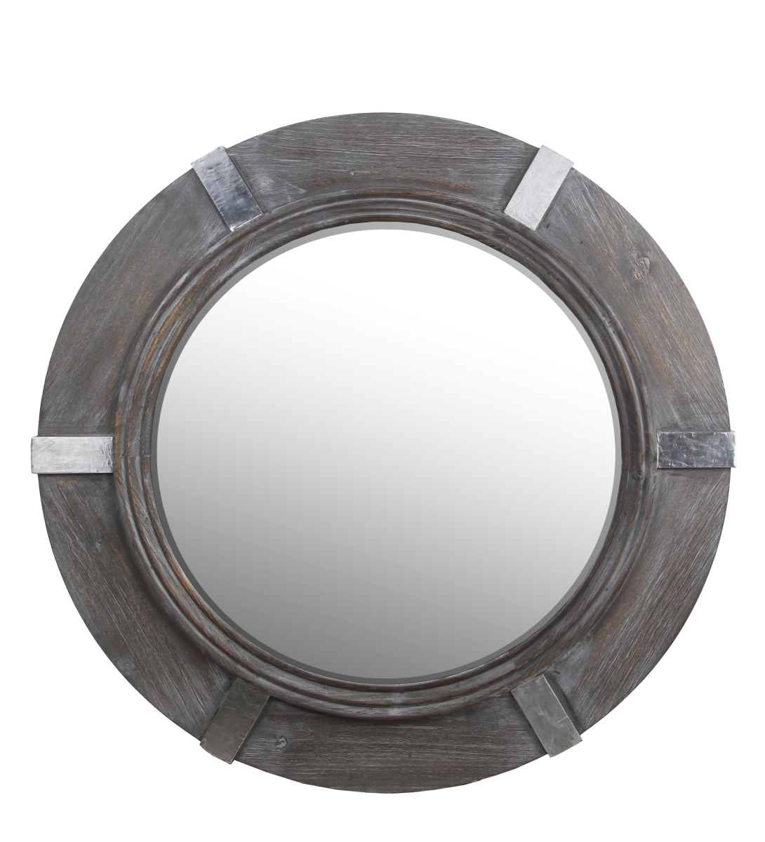11087 Aluminum Round Mirror