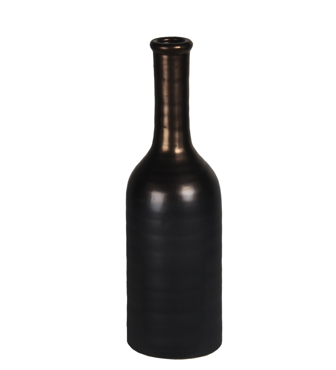 78197 6 X 6 X 17 In. Contemporary Copper & Ceramic Vase, Small