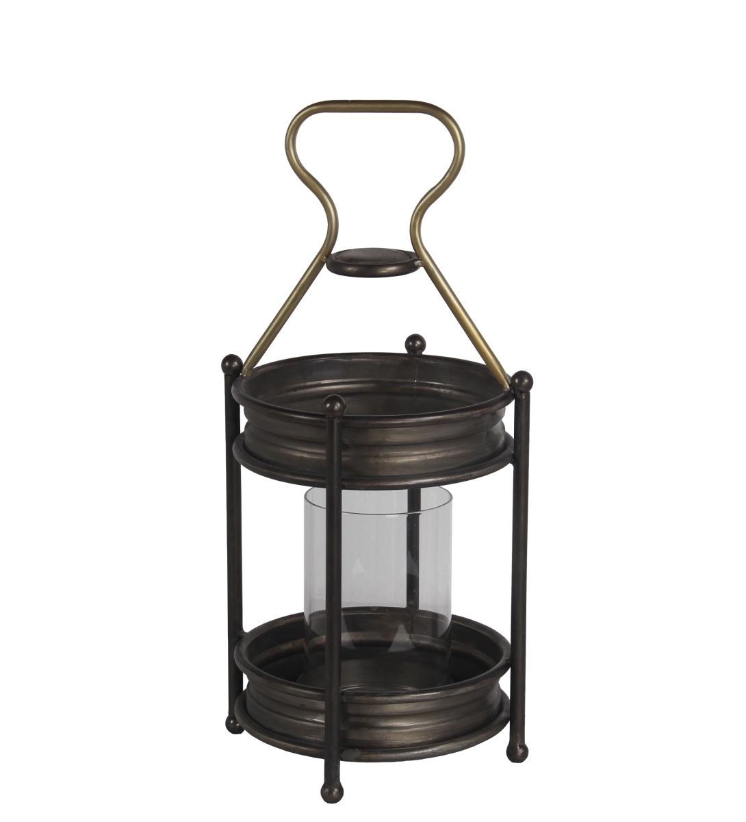 89064 8.5 X 8.5 X 18 In. Transitional Metal Candle Holder, Small