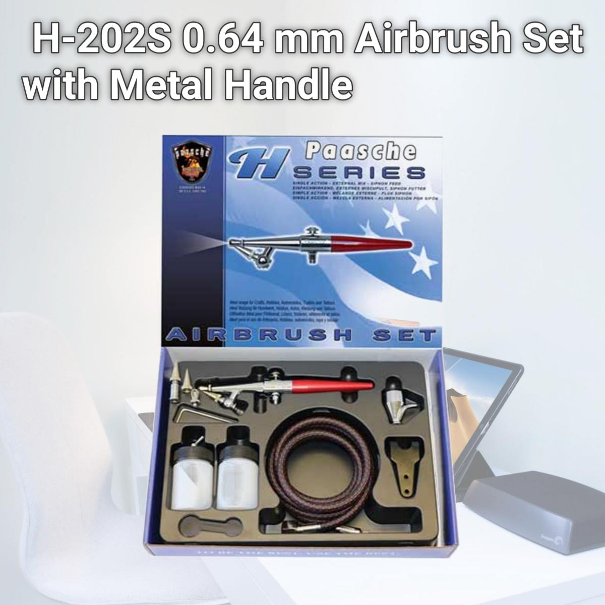 Picture of Paasche H-202S 0.64 mm Airbrush Set with Metal Handle