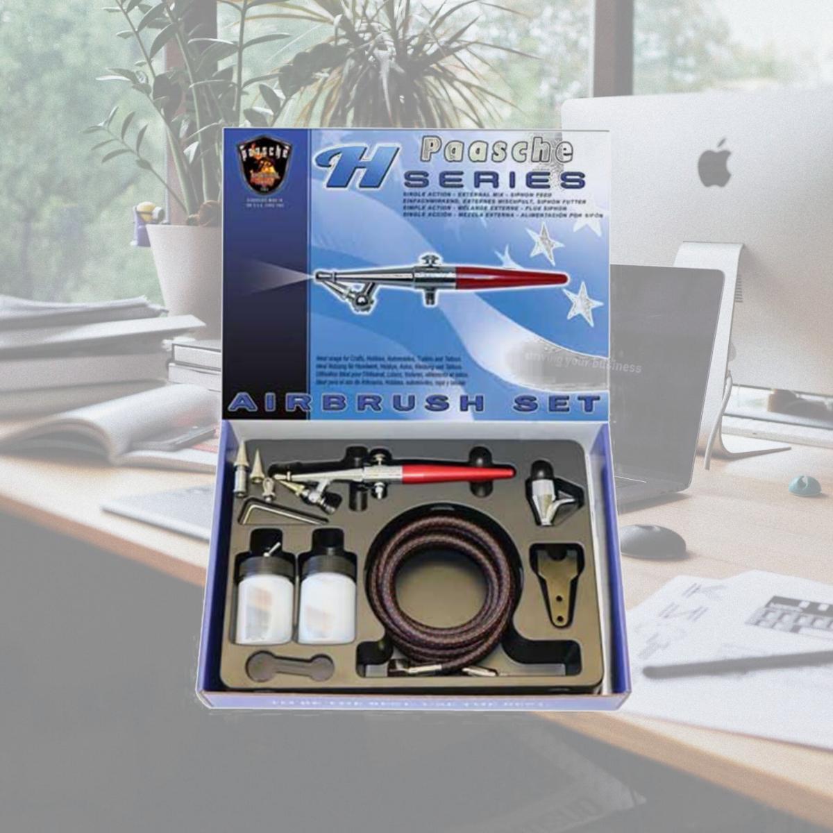 Picture of Paasche H-202S 0.64 mm Airbrush Set with Metal Handle