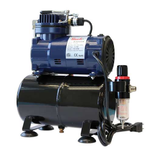 D3000r 1 By 8 Hp Diaphragm Compressor With Tank & Regulator