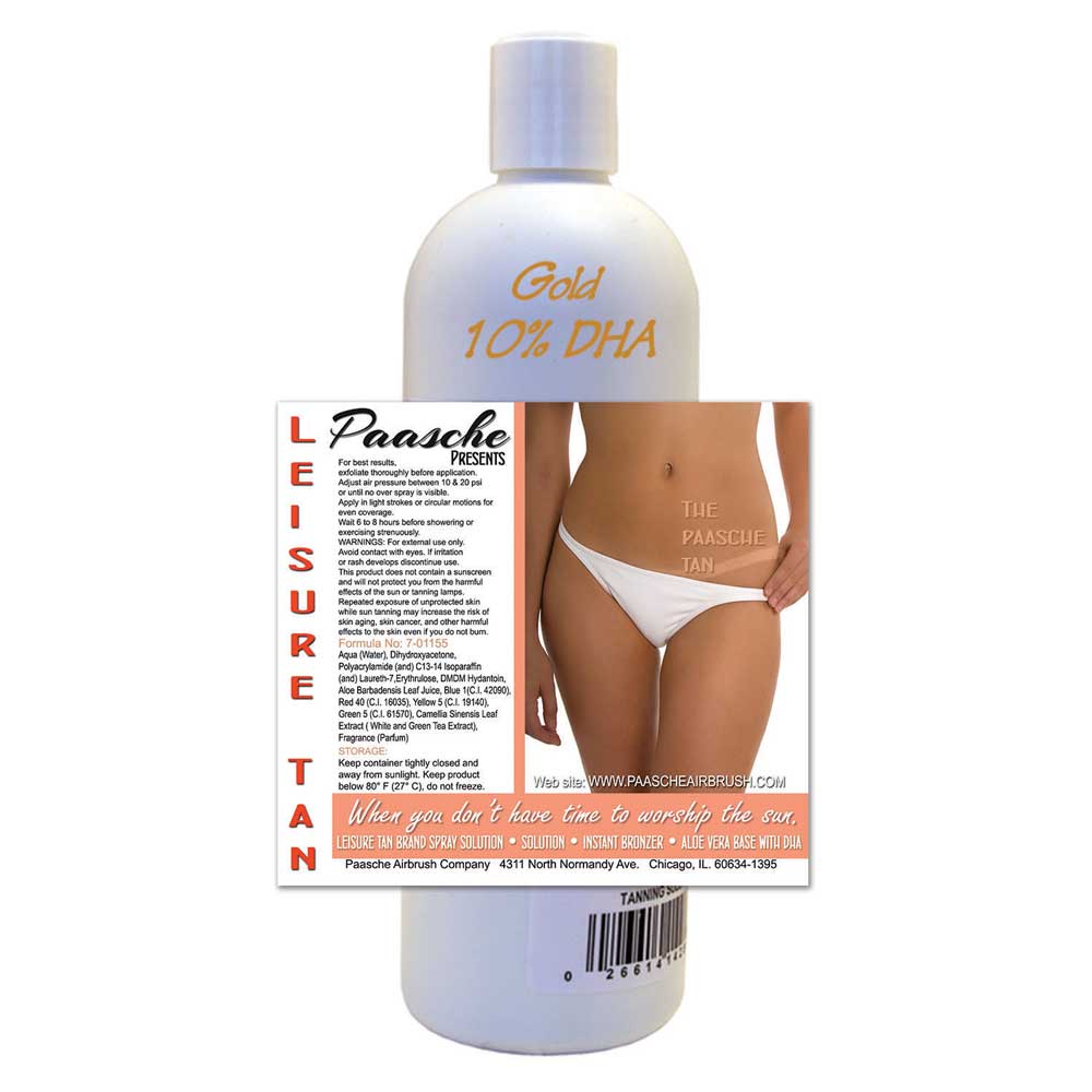 Lt10-16 16 Oz Leisure Tanning Solution With 10 Percent Dha