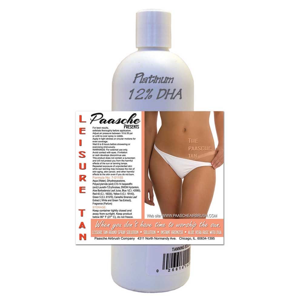 Lt12-16 16 Oz Leisure Tanning Solution With 12 Percent Dha