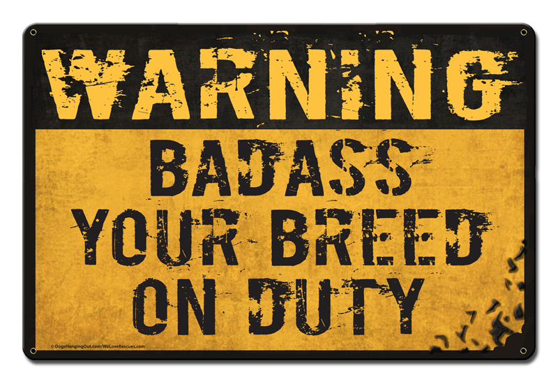 Dho007 18 X 12 In. Warning Personalized Plasma Metal Sign