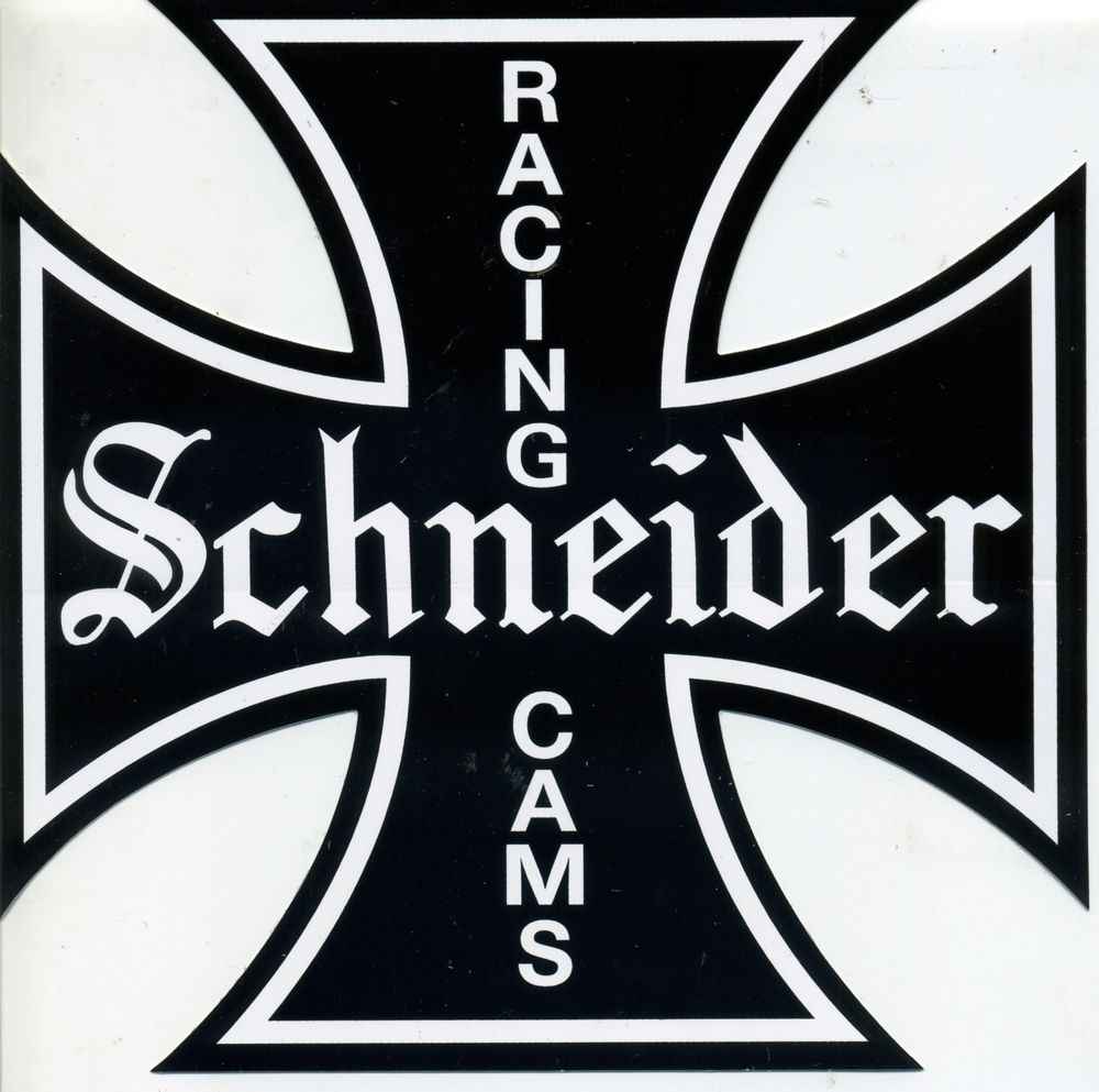 Sch011 Schneider Cross Custom Metal Shape Sign