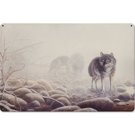Jh009 18 X 12 In. The Hunter Satin Metal Sign