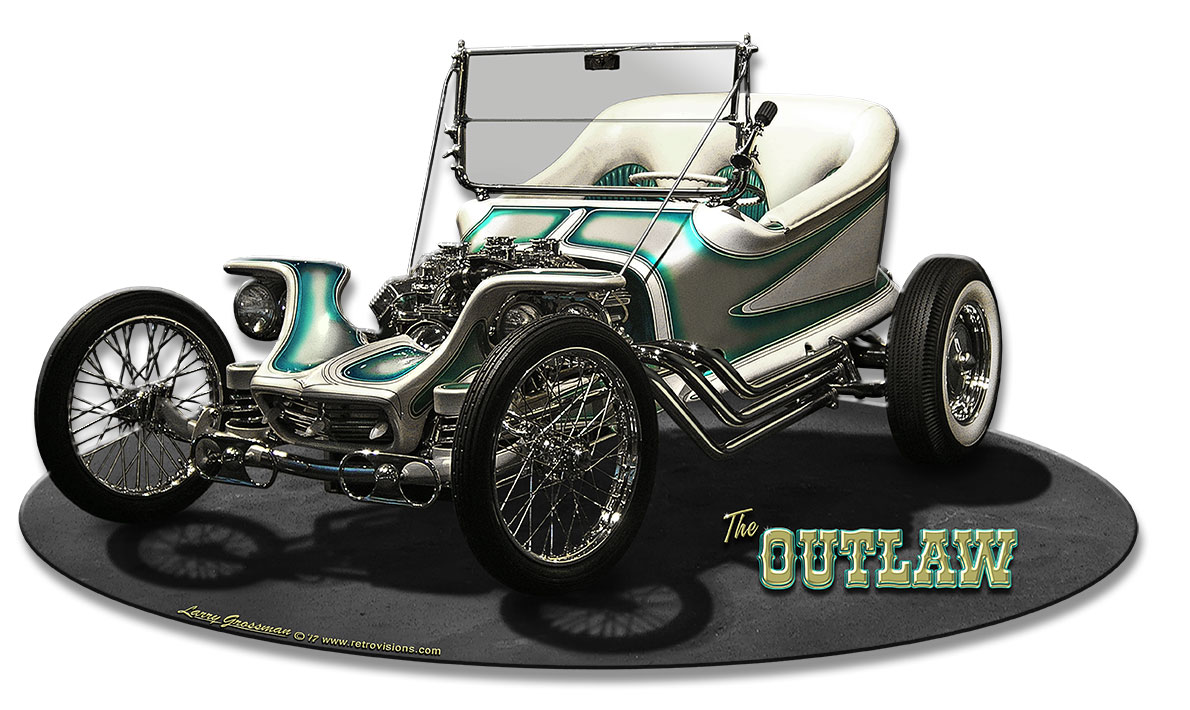 Lg941 1959 The Outlaw Plasma Metal Sign - 15 X 8 In.