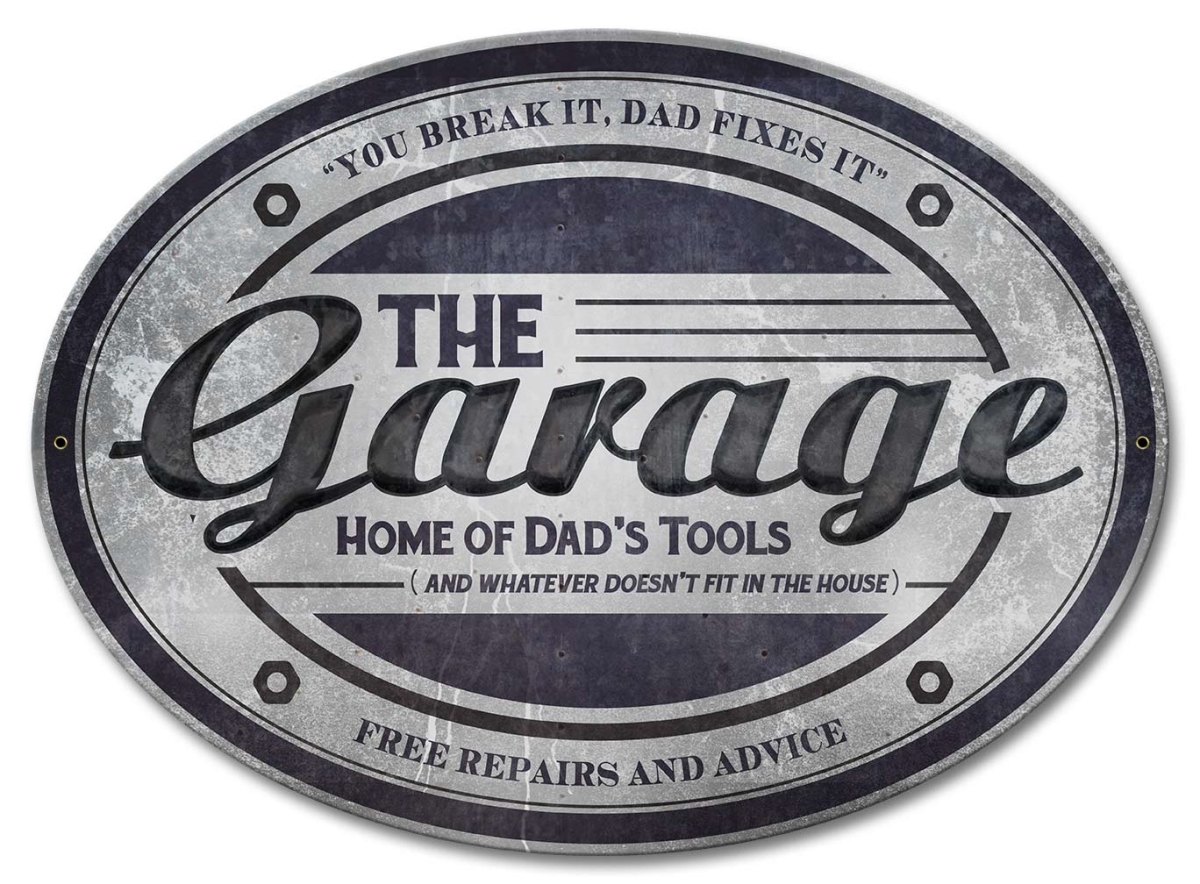 Ps923 18 X 13 In. The Garage Plasma Sign