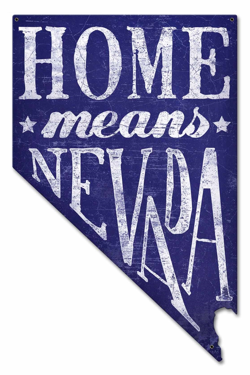 Ps927 14 X 22 In. Home Means Nevada Plasma Sign