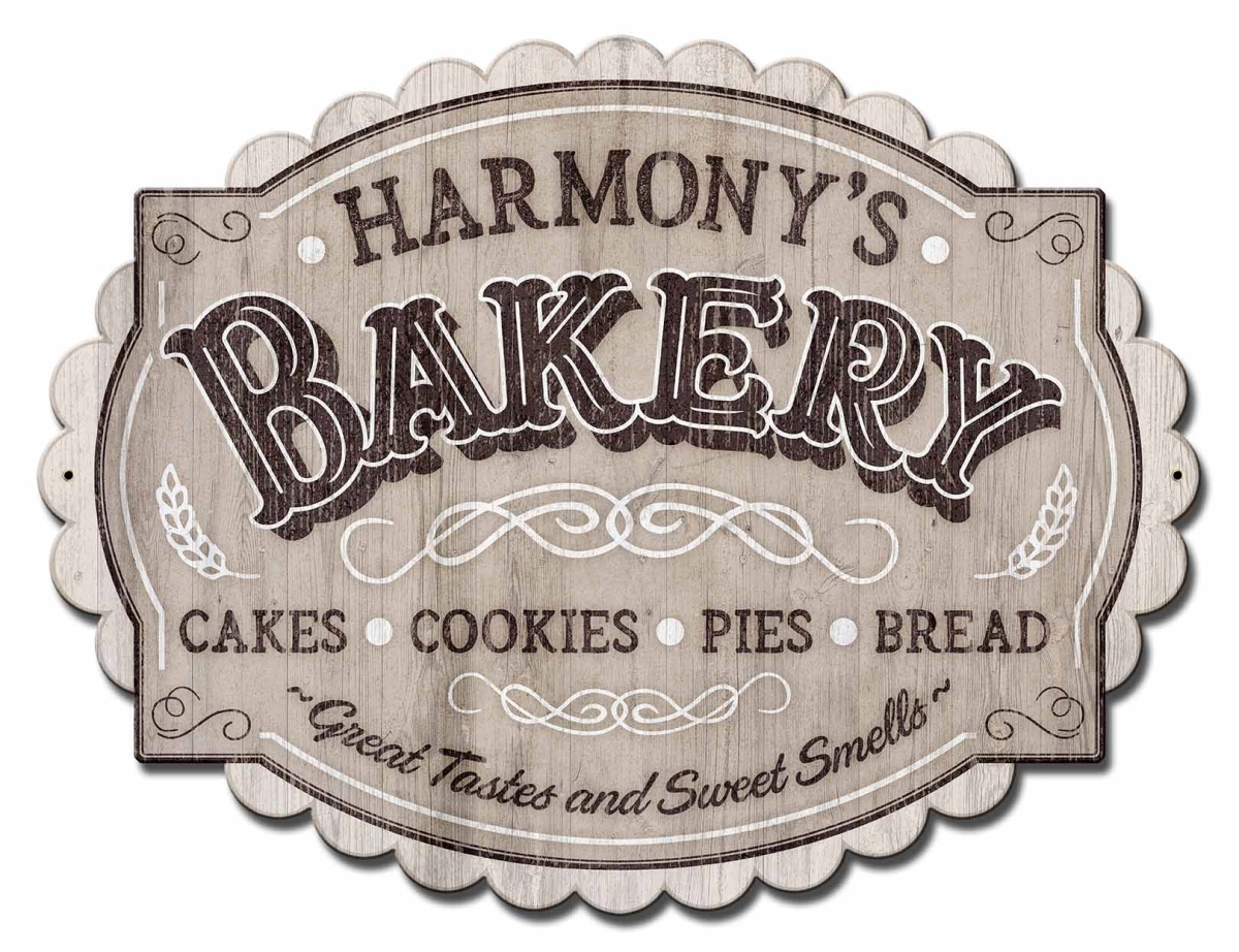 Ps939 21 X 16 In. Bakery Personalized Plasma Sign