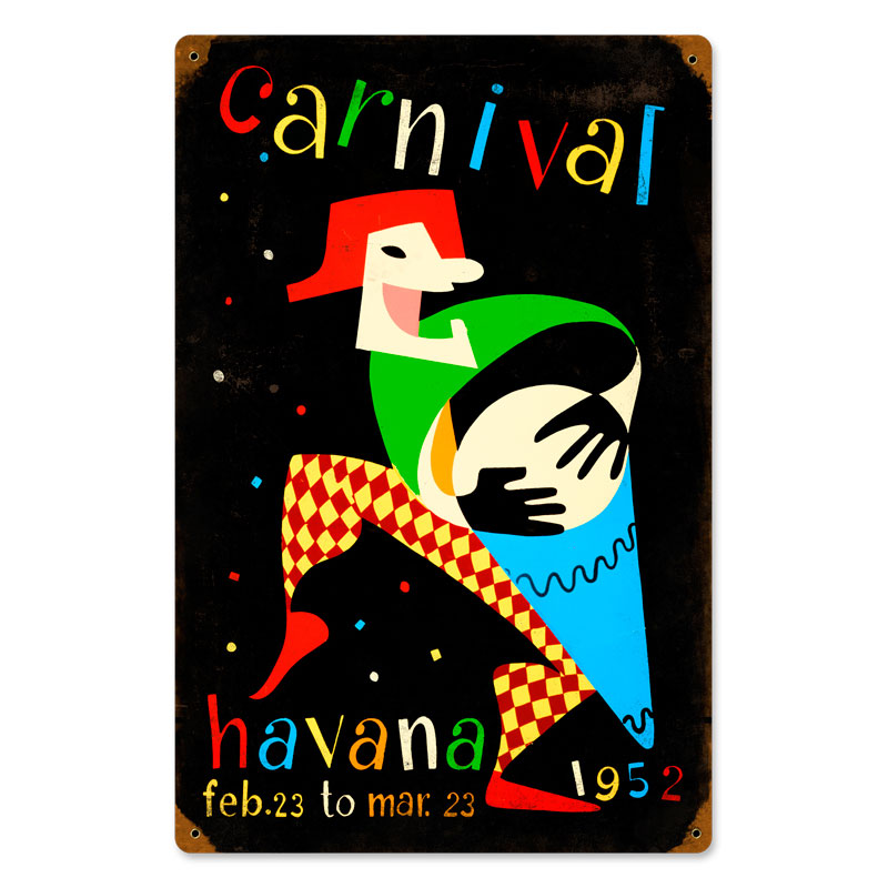 Pts063-wf 12 X 18 In. Carnival Vintage Metal Sign