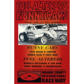 Tmc014 12 X 18 In. Fuel Altereds Funny Cars Metal Sign