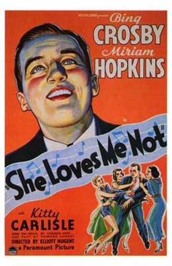 Mov197041 She Loves Me Not Movie Poster - 11 X 17 In.