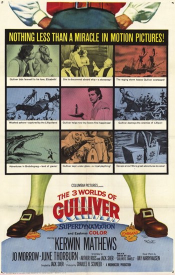 Mov213085 The Three Worlds Of Gulliver Movie Poster - 11 X 17 In.