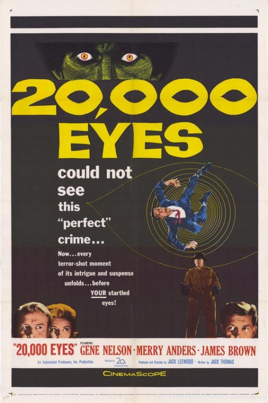 20 000 Eyes Movie Poster - 27 X 40 In.