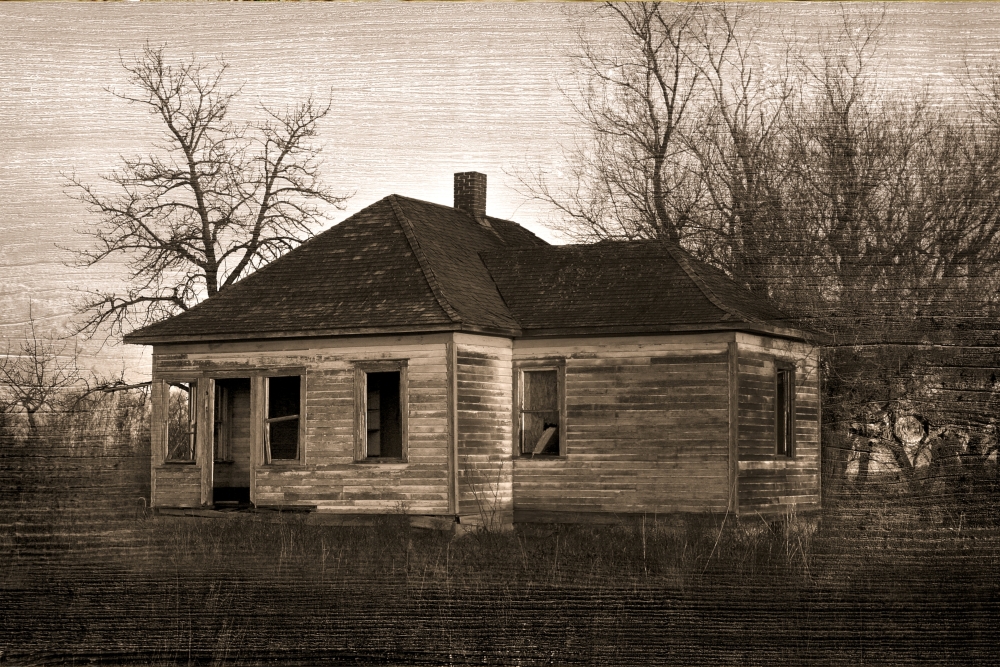Abandoned Farm House Poster Print By Richard Wear, 17 X 11