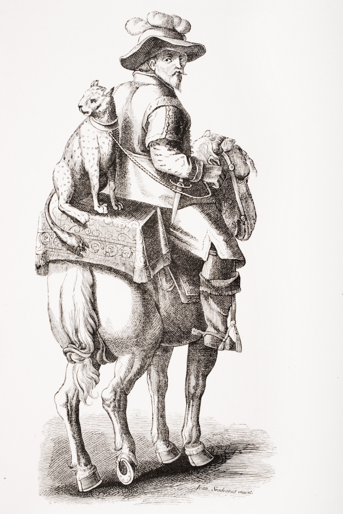 UPC 739608671236 product image for Hunting with The Leopard From A 16th Century Picture by Jean Stradan Poster Prin | upcitemdb.com