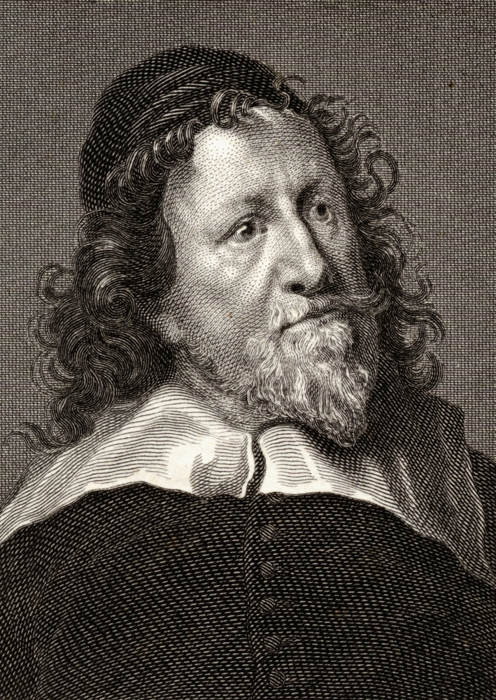 Inigo Jones Painter Architect & Designer19th Century Engraved By Edward Smith From The Painting By Vandyke Poster Print, Large - 24 X 36