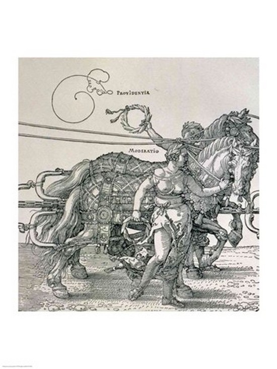 Balxam77584 Triumphal Chariot Of Emperor Maximilian I Of Germany Detail Of The Horse Teams Poster Print By Albrecht Durer - 18 X 24 In.