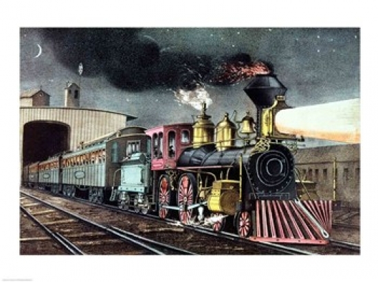 BALXJL166117LARGE The Night Express Poster Print - 36 x 24 in. - Large