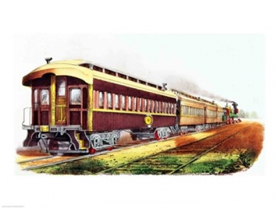 The Lightning Express Poster Print - 36 x 24 in. - Large