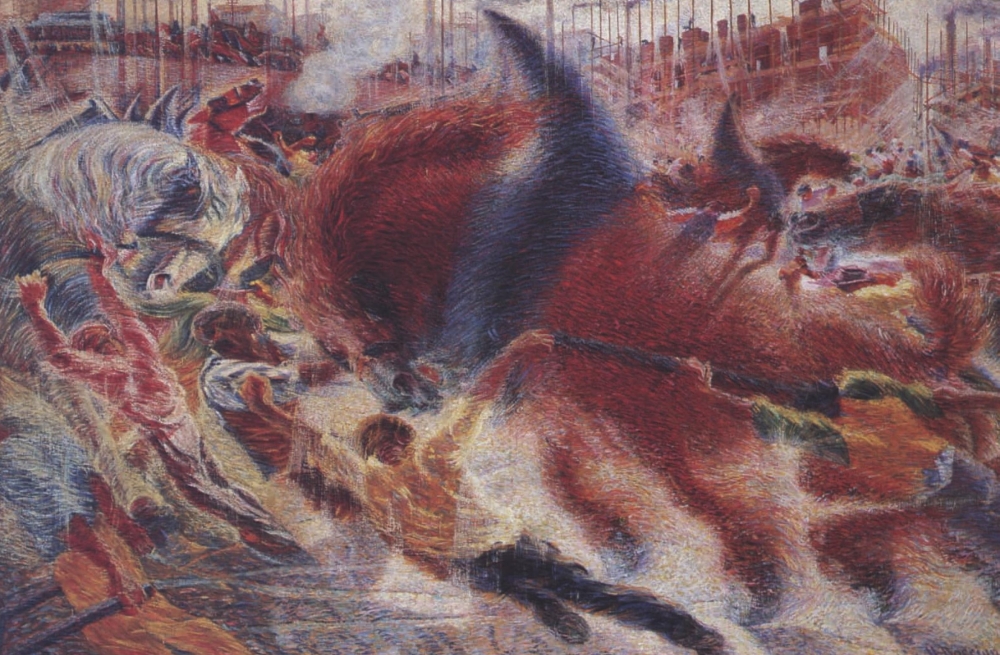 Pphpdp81340large The City Rises 1910 Poster Print By Umberto Boccioni, 24 X 36 - Large
