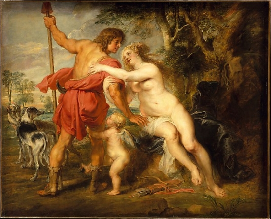 Met437535 Venus & Adonis Poster Print By Peter Paul Rubens, Flemish Siegen 1577 1640 Antwerp, 18 X 24