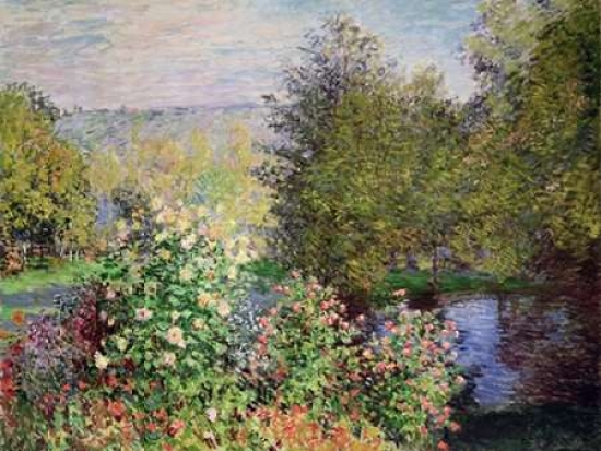 A Corner Of The Garden At Montgeron Poster Print By Claude Monet, 11 X 14 - Small