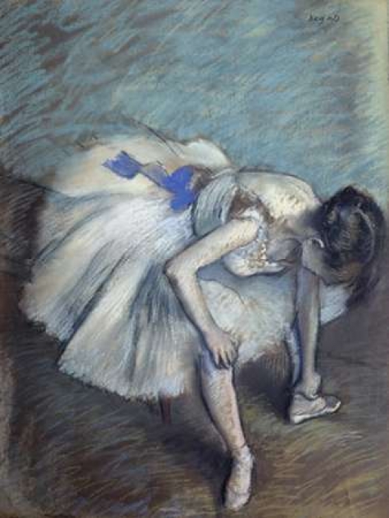 Danseuse Assise Poster Print By Edgar Degas, 22 X 28 - Large