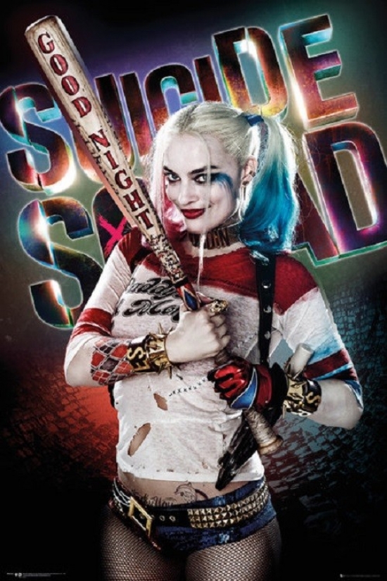 Xpe160520 Suicide Squad - Harley Quinn Good Night Poster Print, 22 X 34