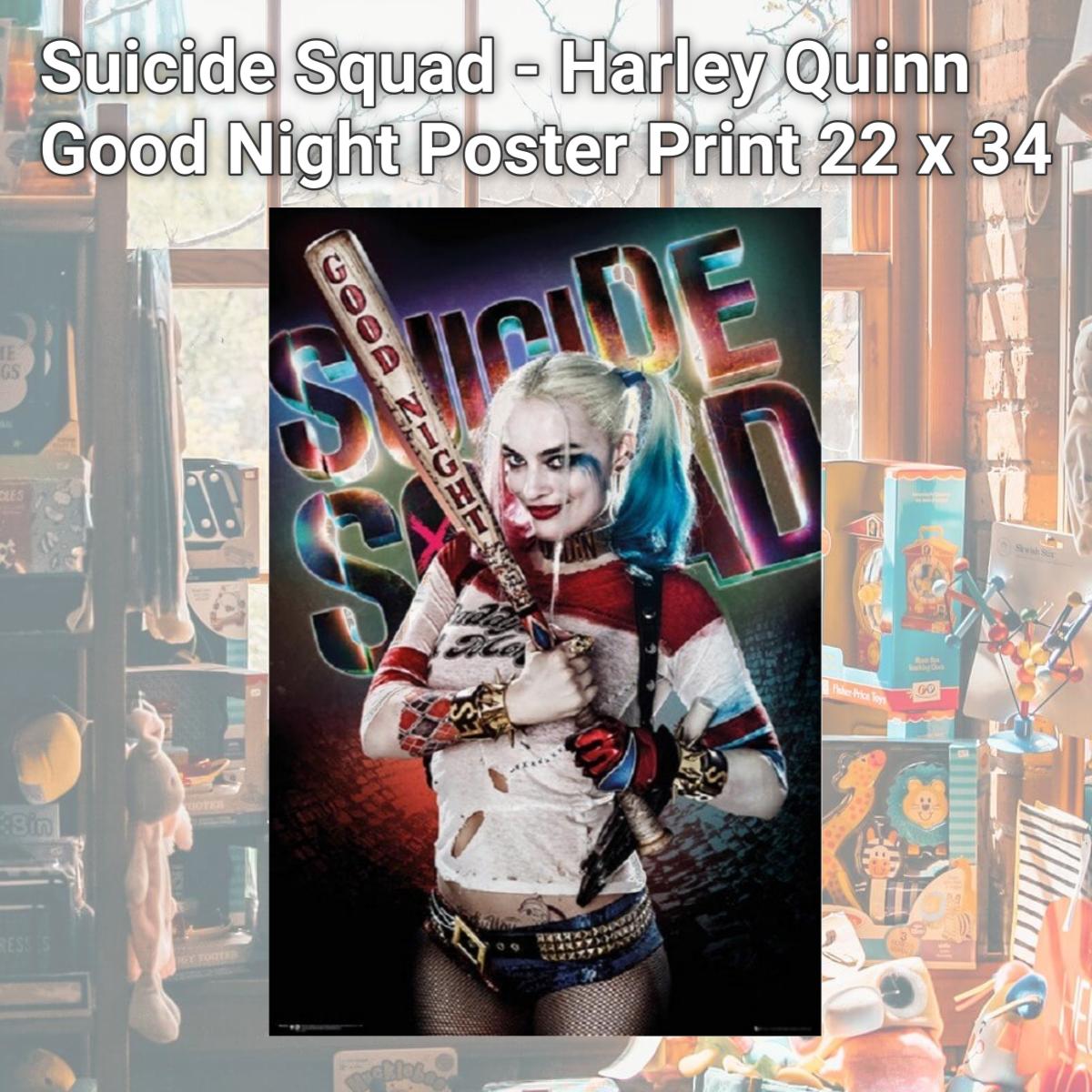 Picture of Poster Import XPE160520 Suicide Squad - Harley Quinn Good Night Poster Print, 22 x 34