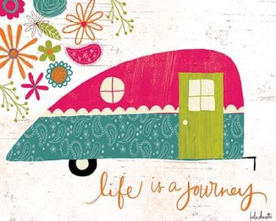 Pdxka1338small Life Is A Journey Poster Print By Katie Doucette, 8 X 10 - Small