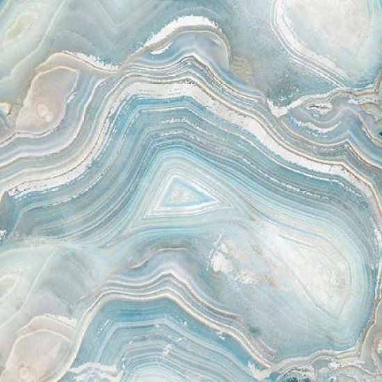 Galaxy Of Graphics Pdx17268small Agate In Blue I Poster Print By Nan, 12 X 12 - Small
