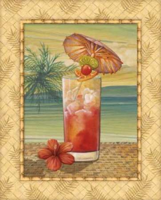 Pdxaud068small Island Nectar Iii Poster Print By Charlene Audrey, 10 X 12 - Small