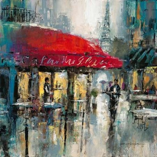 Paris Modern 2 Poster Print By Brent Heighton, 12 X 12 - Small