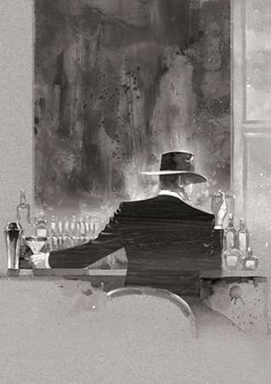 Cigar Bar Study Poster Print By Brent Lynch, 10 X 14 - Small