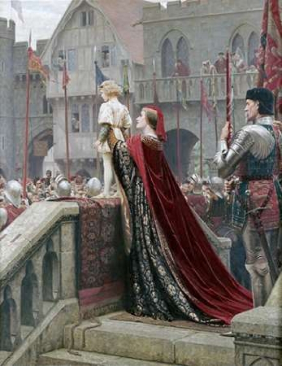 A Little Prince Likely In Time To Bless A Royal Throne Poster Print By Edmund Blair Leighton, 22 X 28 - Large