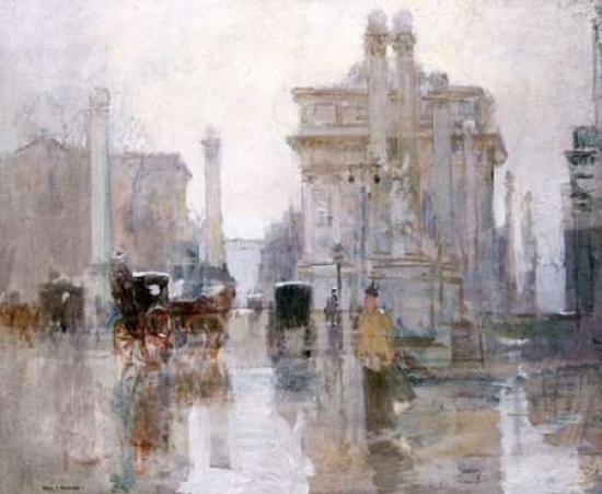 After The Rain The Dewey Arch Madison Square Park New York Poster Print By Paul Cornoyer, 20 X 24 - Large