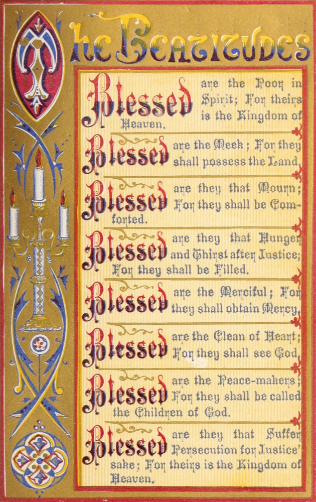 Pphpdp89468 The Key Of Heaven 1874 The Beatitudes Poster Print By Thomas Kelly, 18 X 24