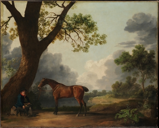 Met437764 The Third Duke Of Dorsets Hunter With A Groom & A Dog Poster Print By George Stubbs, British Liverpool 1724 1806 London, 18 X 24