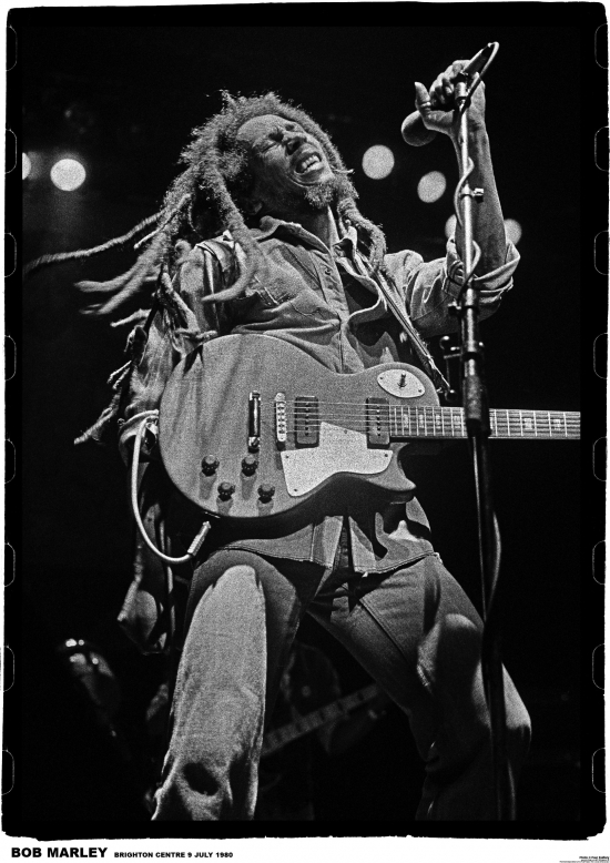 Bob Marley Brighton Live At Brighton Poster Print, 24 X 36