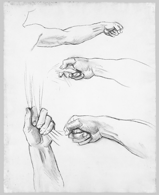 Hands Study For Apollo In His Chariot With The Hours Poster Print By John Singer Sargent, American Florence 1856 1925 London, 18 X 24