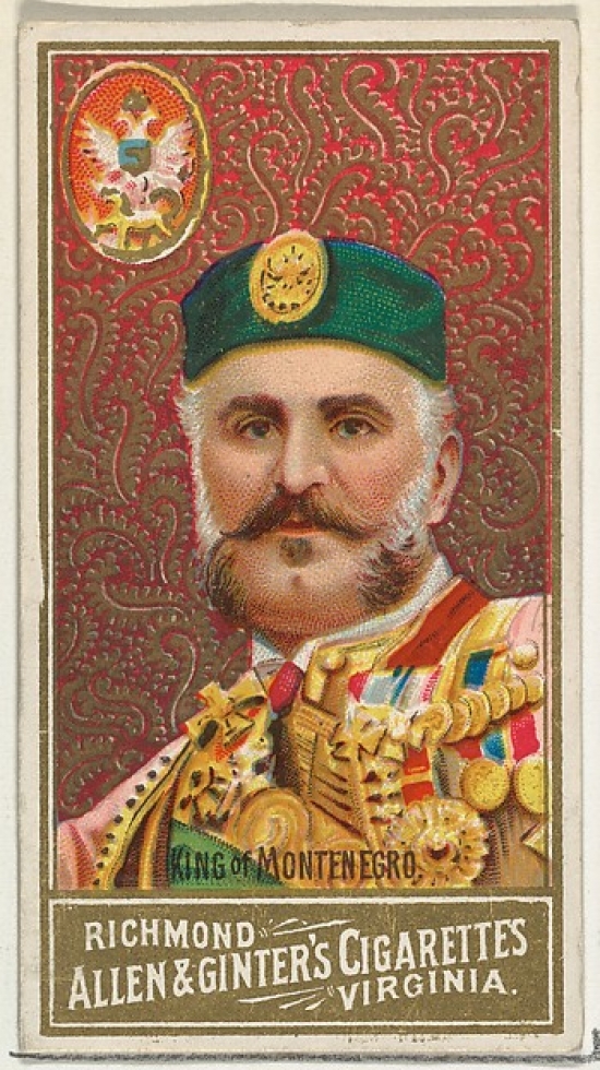 Met420528 King Of Montenegro From Worlds Sovereigns Series, N34 For Allen & Ginter Cigarettes Poster Print, 18 X 24