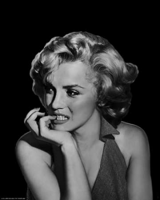 Pdxjm02large The Thinker - Marilyn Monroe Poster Print By Jerry Michael, 24 X 30 - Large