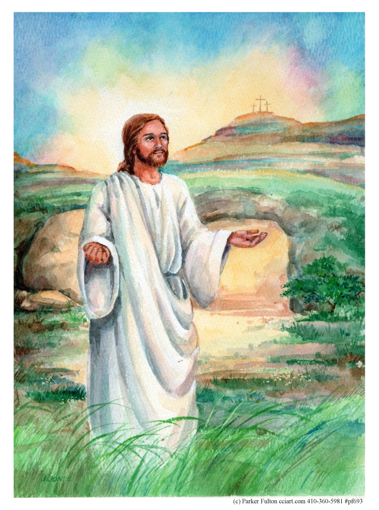 Obl20003 Jesus 1 Poster Print By Parker Fulton, 12 X 16