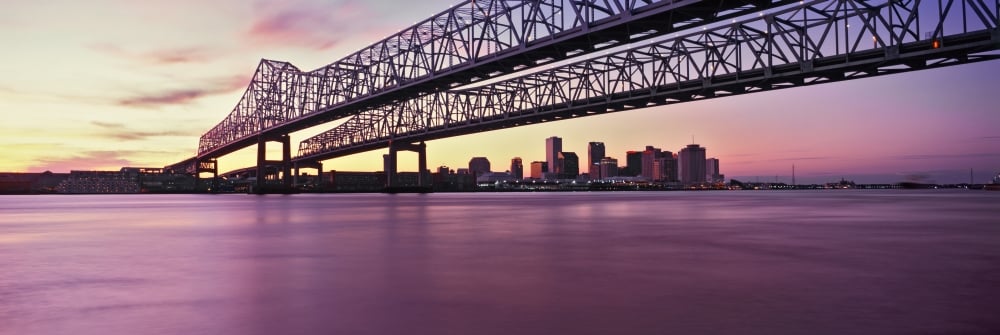 EAN 7430043711787 product image for PPI149319L Twins Bridge Over A River Crescent City Connection Bridge River Missi | upcitemdb.com